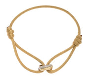 Infinity Elegance Armband | Verstelbare Koordarmband met Oneindigheidssymbool