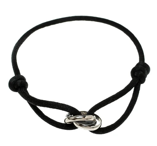 Infinity Elegance Armband | Verstelbare Koordarmband met Oneindigheidssymbool