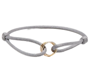 Infinity Elegance Armband | Verstelbare Koordarmband met Oneindigheidssymbool