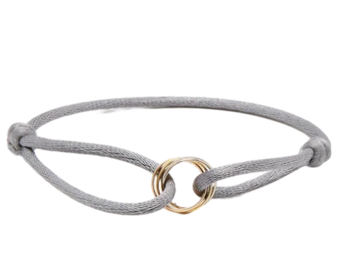 Infinity Elegance Armband | Verstelbare Koordarmband met Oneindigheidssymbool