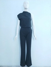 Alix Jumpsuit | One-Shoulder Jumpsuit met Wijde Pijpen en Elegante Pasvorm