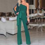 Maud Elegante Jumpsuit | Unieke Mouwen, Slankende Pasvorm