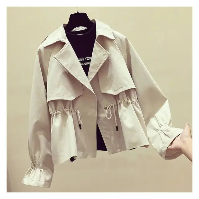 Alexa Trenchcoat | Klassieke Dames Trenchcoat met Kapkraag en Waterafstotend Materiaal