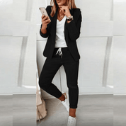 Vera Set | Tweedelige Dames Set met Getailleerd Jasje en Elegante Broek