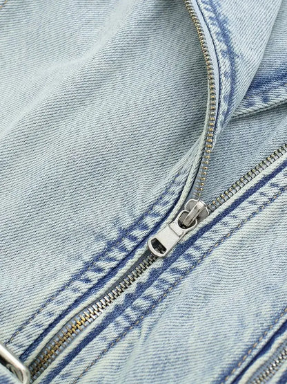 Adriana - Korte Jas Denim Chic | Stijlvolle Spijkerjas met Losse Pasvorm voor Ieder Seizoen