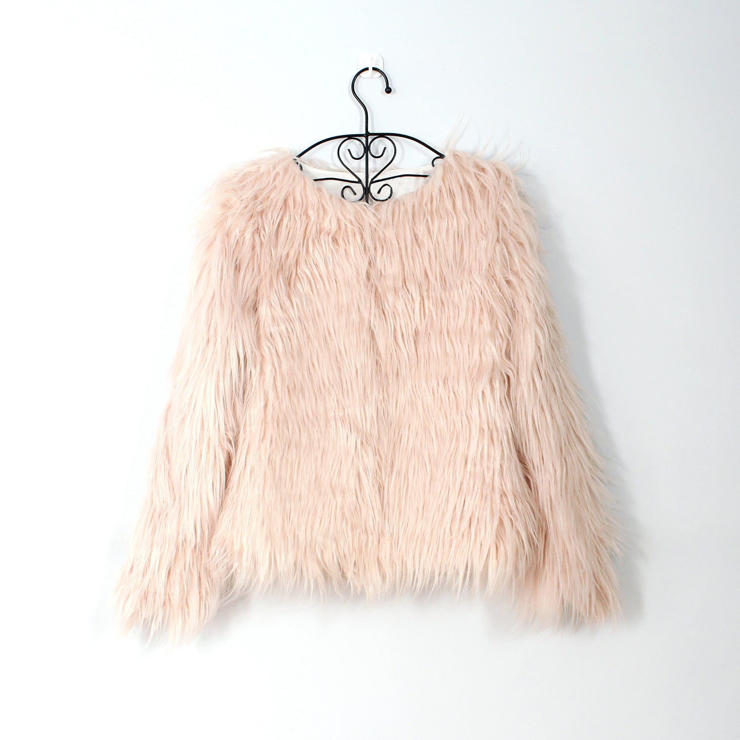 Sofia Kunstbont Jas | Zachte Dames Jas van Luxe Faux Fur met Open Pasvorm