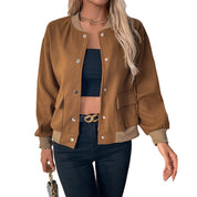 Fudus Collegejack | Sportieve Dames Jack met Drukknopen en Comfortabele Pasvorm