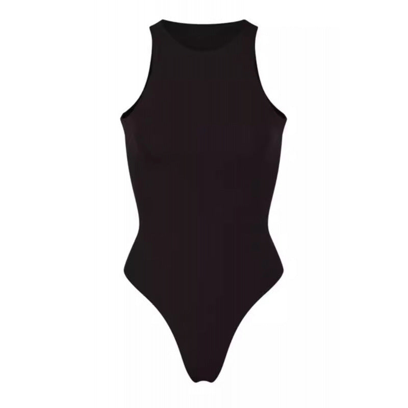 Sofia Bodysuit | Dames Bodysuit met Hoge Kraag en Minimalistisch Design
