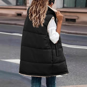 Chiara Wendejas voor Dames | Warme Sherpa Jas met Twee Draagopties