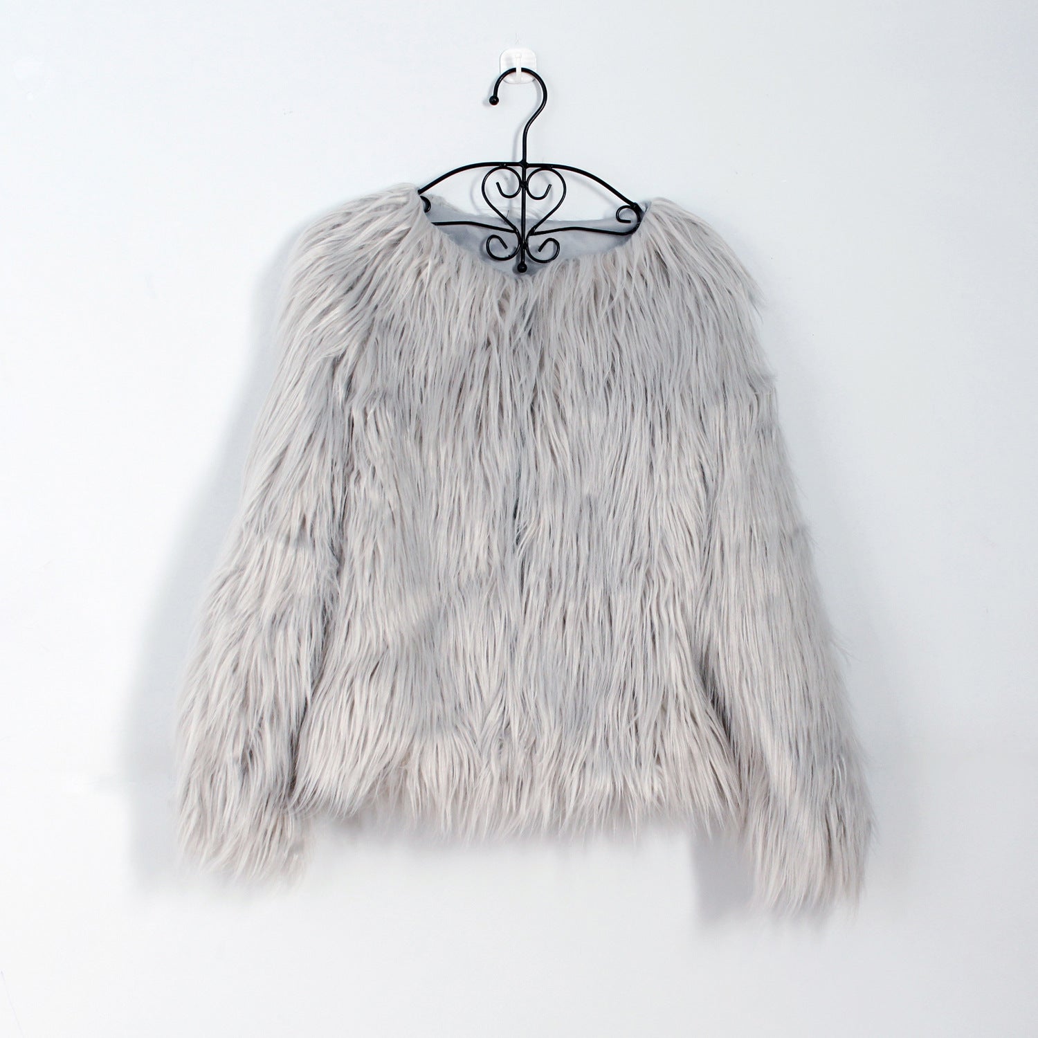Sofia Kunstbont Jas | Zachte Dames Jas van Luxe Faux Fur met Open Pasvorm