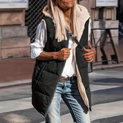 Chiara Wendejas voor Dames | Warme Sherpa Jas met Twee Draagopties