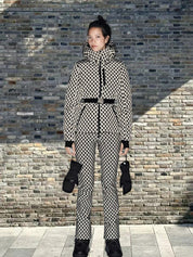 Valeria Winterjas | Warme Damesjas met Hoge Kraag en Tailleceintuur