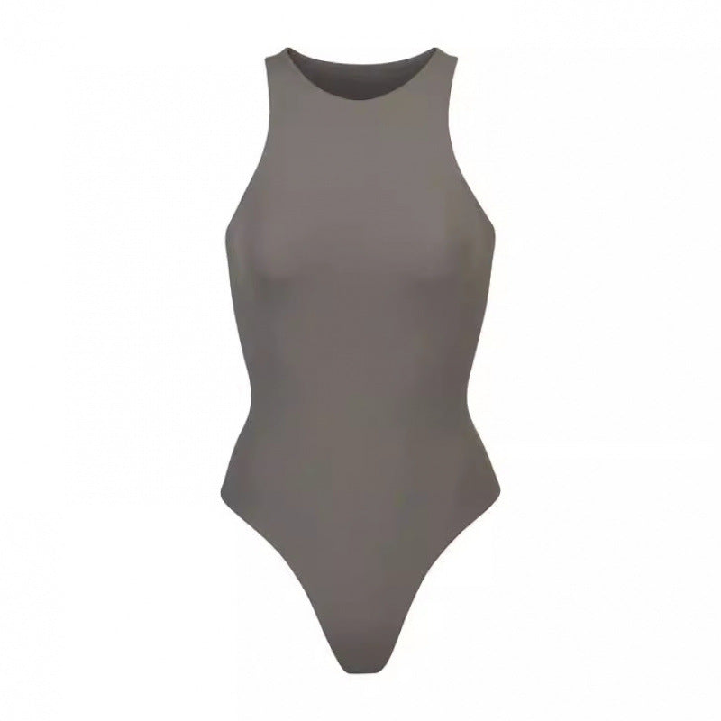 Sofia Bodysuit | Dames Bodysuit met Hoge Kraag en Minimalistisch Design