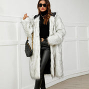 Alessia Kunstbont Jas | Luxe Dames Jas van Zacht Faux Fur met Wijde Pasvorm en Glanzende Voering