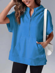 Fudus Zip-Up Hoodie | Dames Comfort Kapuzenjacke mit Kangoeroezak en Trendy Design