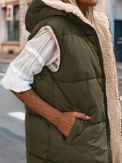 Chiara Wendejas voor Dames | Warme Sherpa Jas met Twee Draagopties