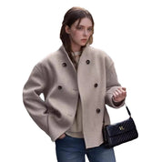 Marilena Cropped winterjas dames – moderne korte winterjas met stijlvolle pasvorm