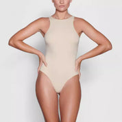 Sofia Bodysuit | Dames Bodysuit met Hoge Kraag en Minimalistisch Design