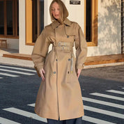 Lucia Trenchcoat | Waterafstotende Damesjas met Tailleceintuur en Elegante Details