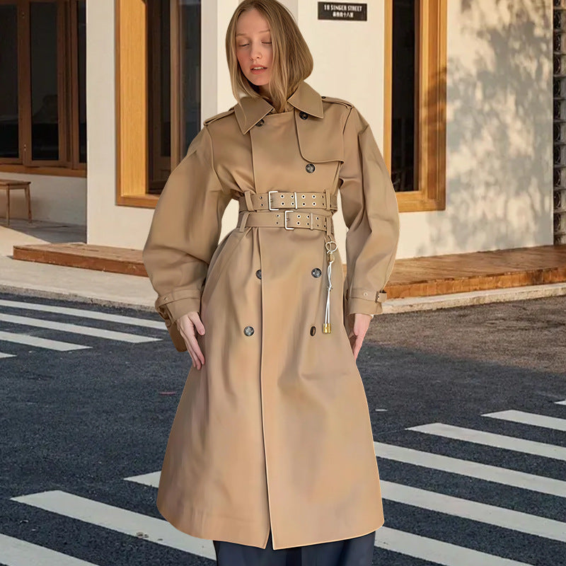 Lucia Trenchcoat | Waterafstotende Damesjas met Tailleceintuur en Elegante Details