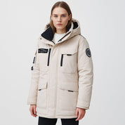 Lucia Dames winterparka – water- en winddichte jas met verstelbare capuchon en ruime zakken