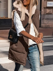 Chiara Wendejas voor Dames | Warme Sherpa Jas met Twee Draagopties