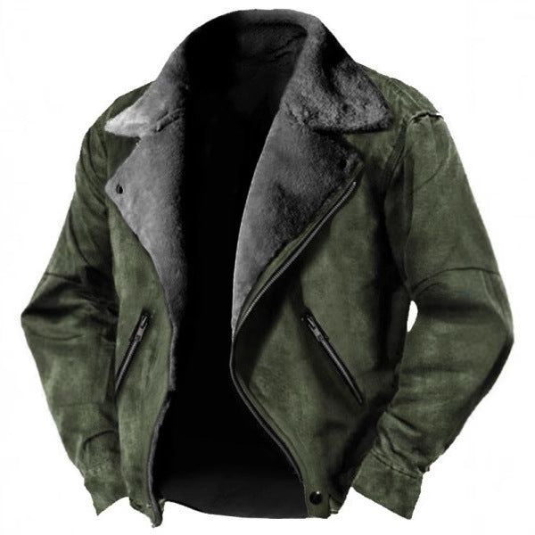 Matteo Suede Jacket | Herenjas met Shearling Voering en Gestructureerde Pasvorm