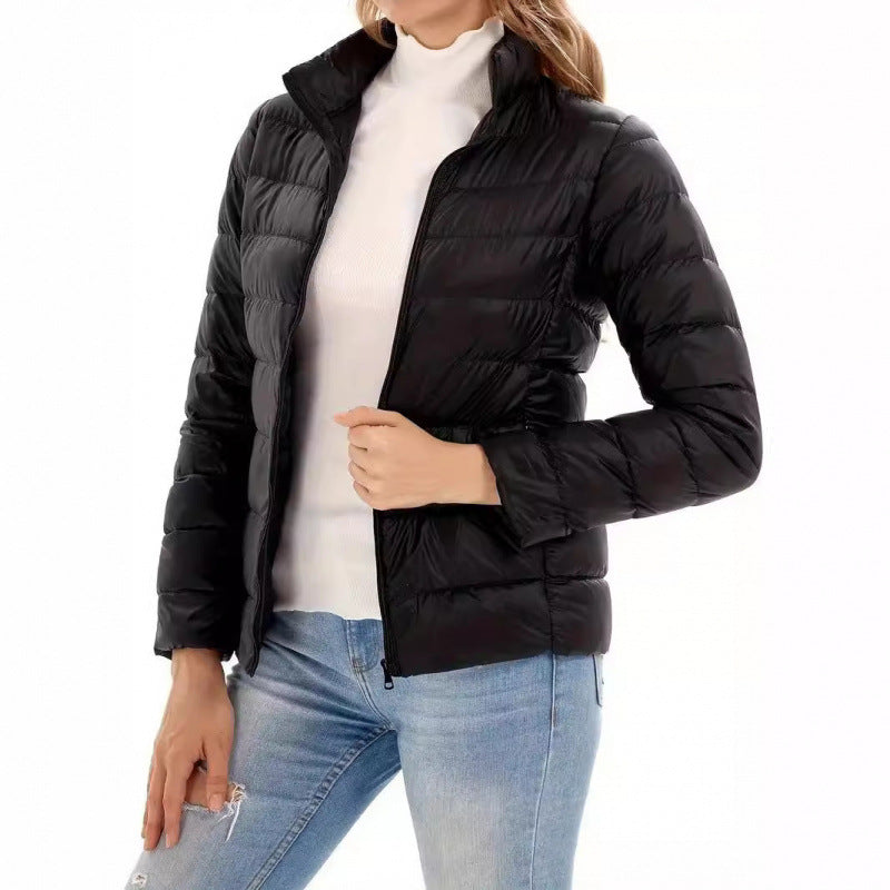 Chiara Gewatteerde Jas | Lichte Dames Jas met Isolerende Vulling en Hoge Kraag