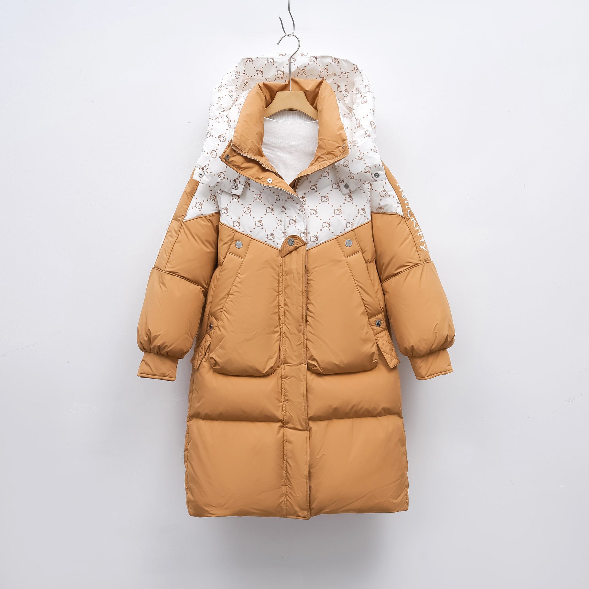 Sofia Dames winterparka – warme parka met capuchon en praktische zakken