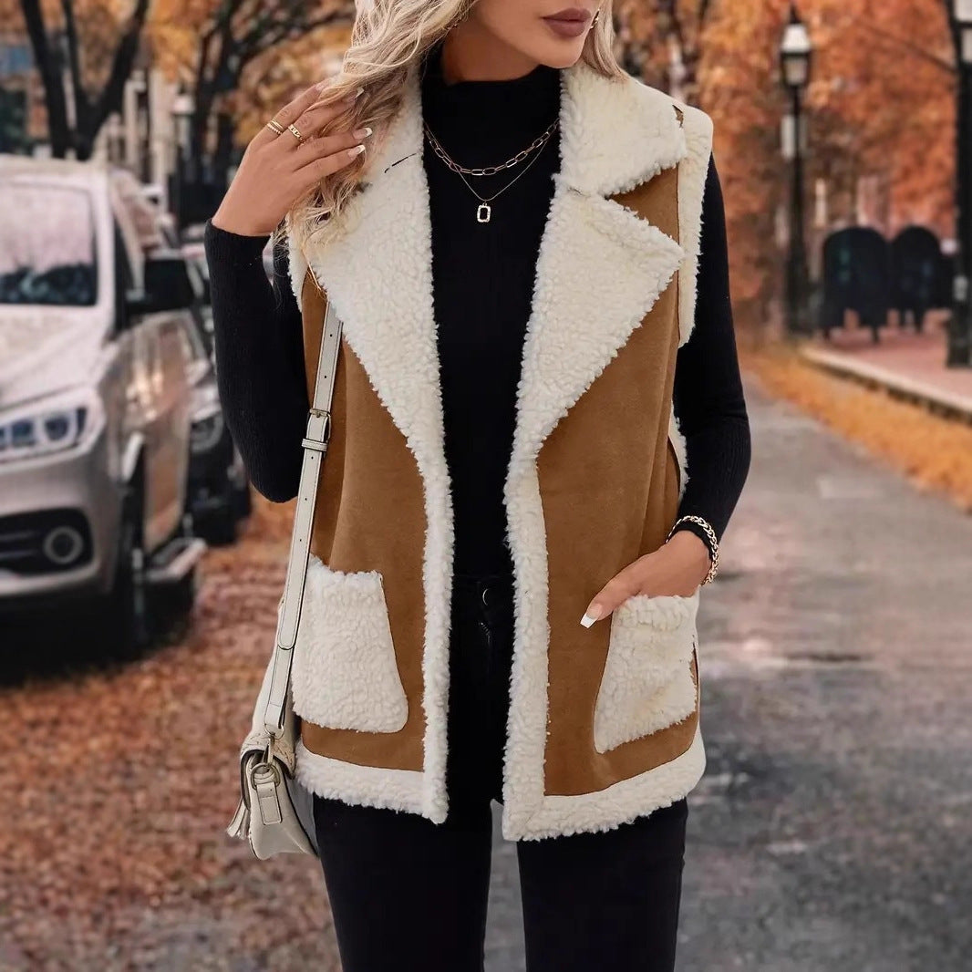 Valentina Wendejas voor Dames | Zachte Omkeerbare Jas met Warme Binnenkant en Praktische Zakken