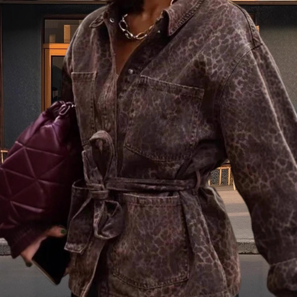 Francesca Utility Jas | Trendy Damesjas met Tailleceintuur en Functionele Details