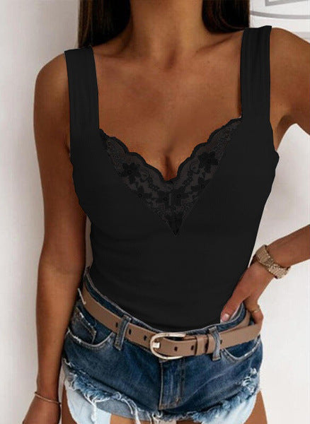 Aliana Tanktop | Zomerse V-Hals Top met Flatterende Pasvorm en Comfortabele Stof