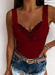 Aliana Tanktop | Zomerse V-Hals Top met Flatterende Pasvorm en Comfortabele Stof