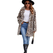 Giovanna Luipaard Jas | Luxe Dames Jas van Zacht Kunstbont met Trendy Dierenprint en Comfortabele Pasvorm