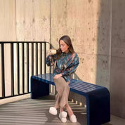 Claudia Overshirt Jas | Trendy Dames Overshirt met Taillekoord en Uniek Patroon