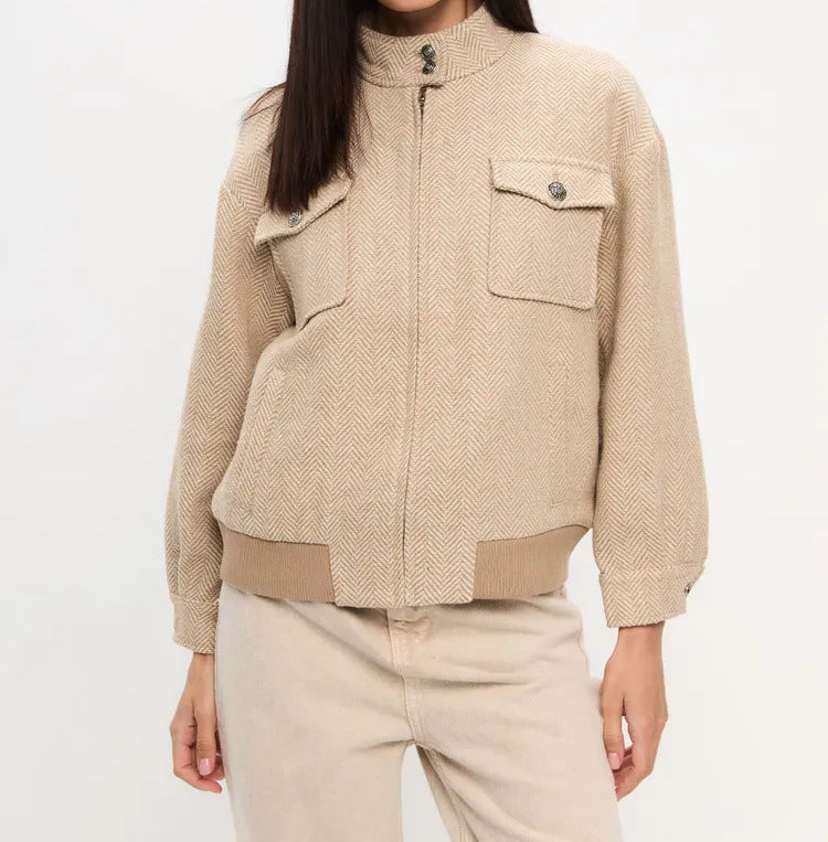 Giulia Gewatteerde Jas | Sportieve Tussenjas voor Dames met Chevron-Design