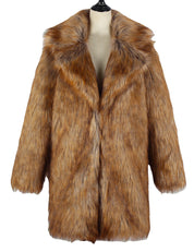 Isabella Kunstbont Jas | Luxe Dames Jas van Zacht Faux Fur met Losse Pasvorm en Trendy Design