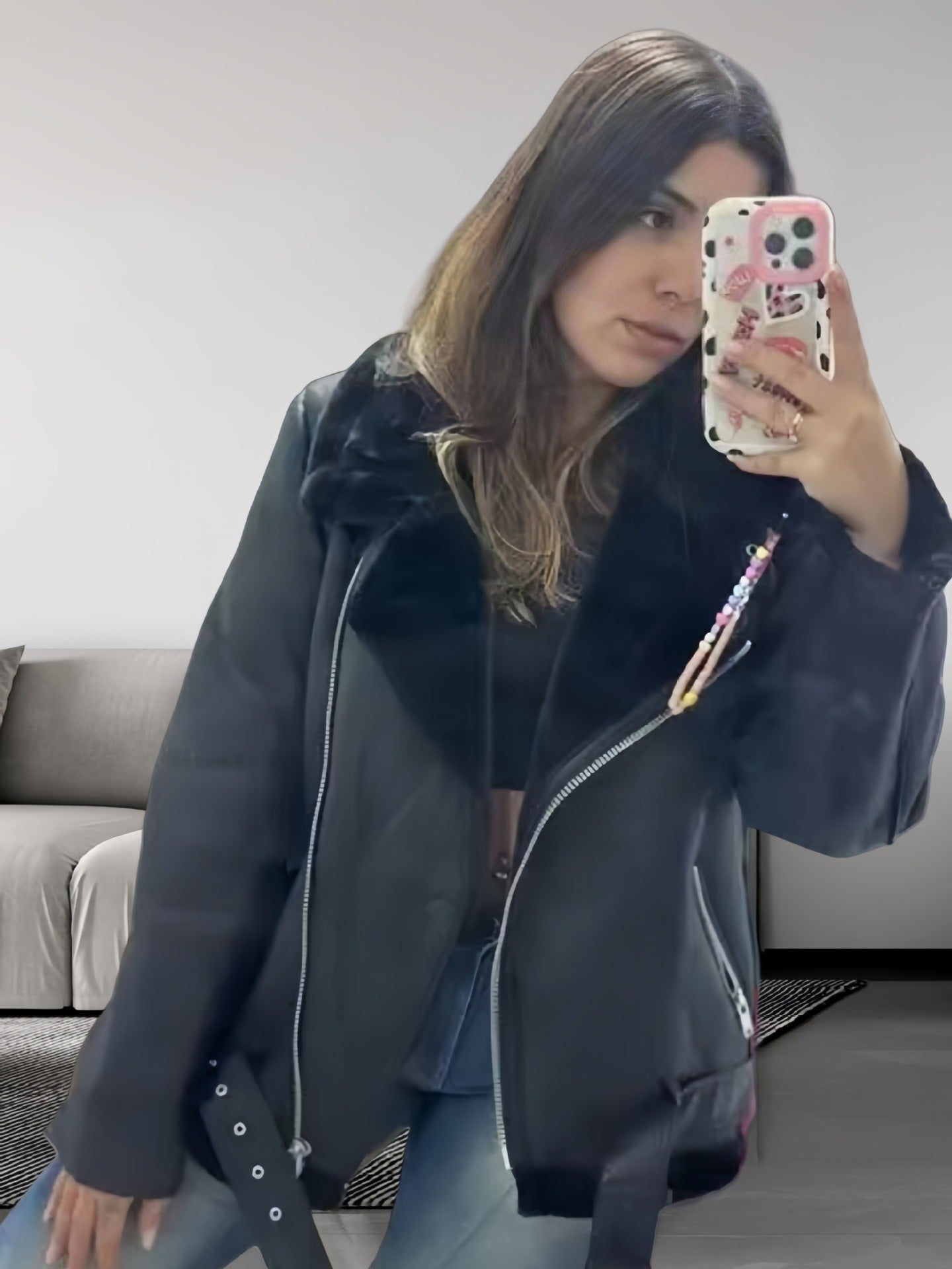 Alessia Oversized Jas | Trendy Damesjas met Afneembare Capuchon en Moderne Fit