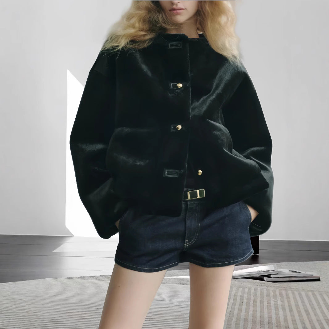 Bella Faux Fur Jas | Zachte Damesjas van Luxe Imitatiebont met Elegante Look