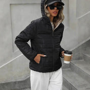 Chiara Gewatteerde Jas | Warme Dames Winterjas met Capuchon en Waterafstotende Afwerking