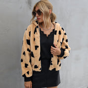 Giulia Fleecejack | Warme Damesjas van Zacht Fleece met Kap en Rits