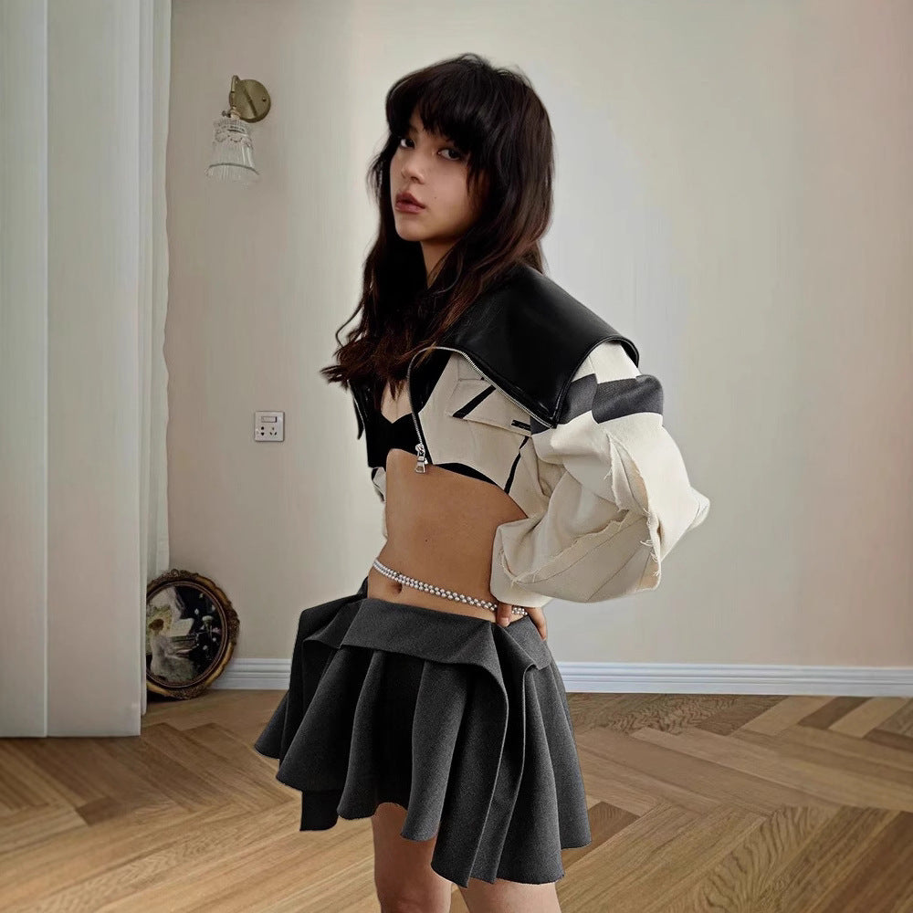 Elena Utility Jas | Oversized Damesjas met Trendy Print en Functionele Details