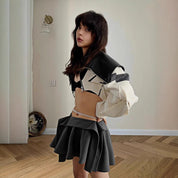 Elena Utility Jas | Oversized Damesjas met Trendy Print en Functionele Details