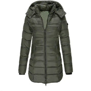 Lucia Donsjas voor Dames | Ultralichte Gewatteerde Jas met Afneembare Capuchon