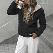 Chiara Gewatteerde Jas | Warme Dames Winterjas met Capuchon en Waterafstotende Afwerking