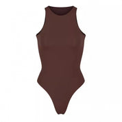 Sofia Bodysuit | Dames Bodysuit met Hoge Kraag en Minimalistisch Design