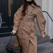 Lucia Trenchcoat | Waterafstotende Damesjas met Tailleceintuur en Elegante Details