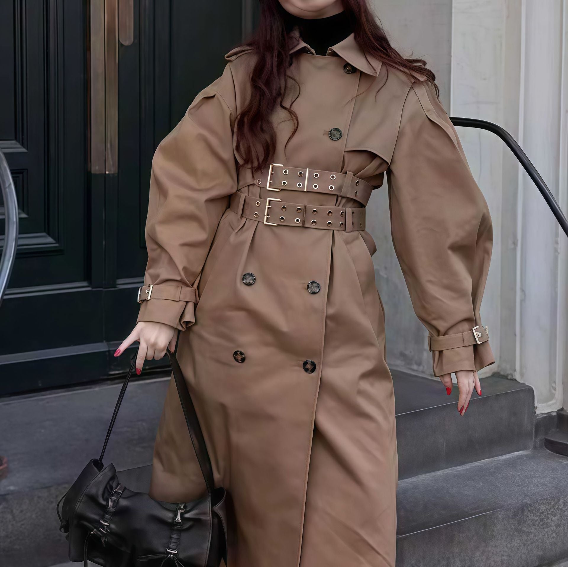 Lucia Trenchcoat | Waterafstotende Damesjas met Tailleceintuur en Elegante Details