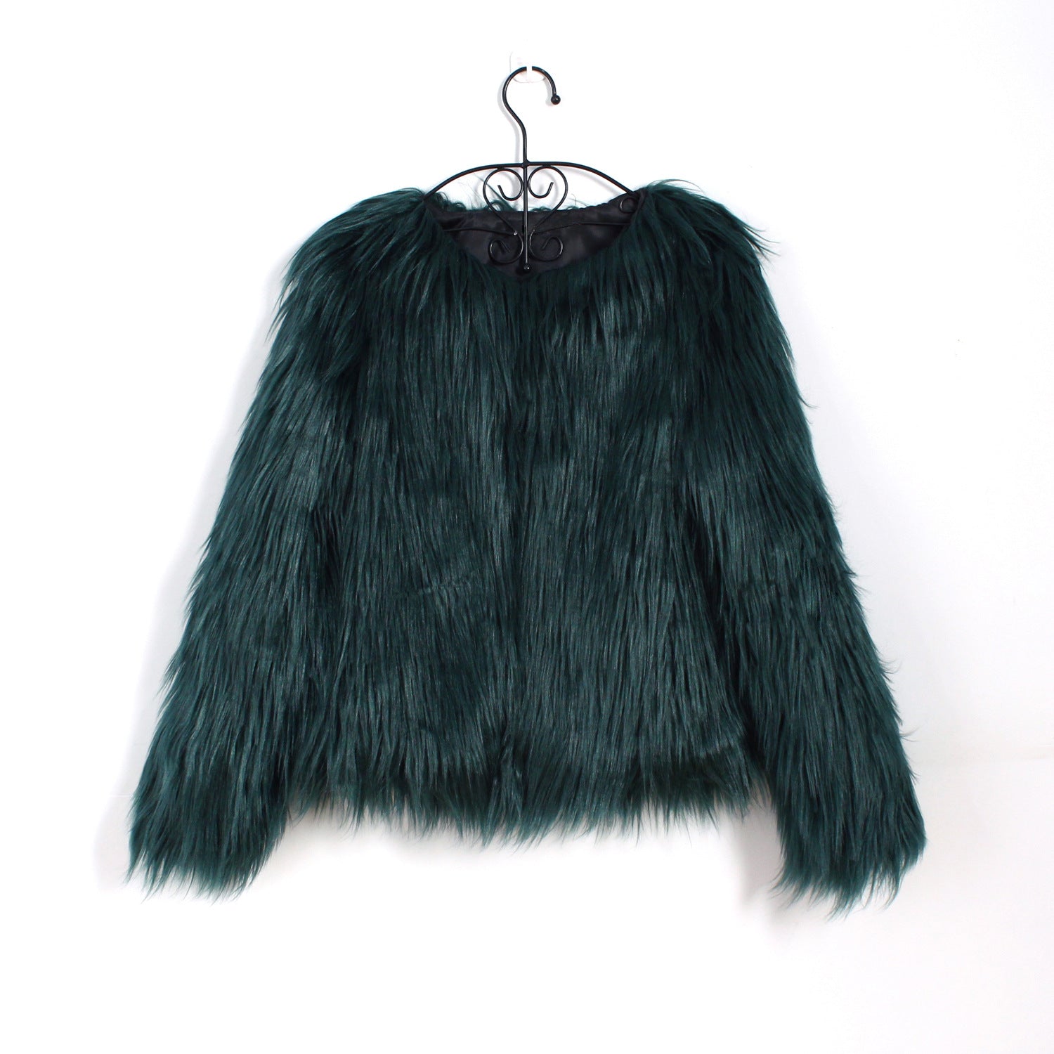 Sofia Kunstbont Jas | Zachte Dames Jas van Luxe Faux Fur met Open Pasvorm