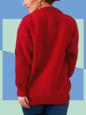 Stella Kerst Trui | Warme Damestrui met 3D Kerstdetails en Feestelijke Look